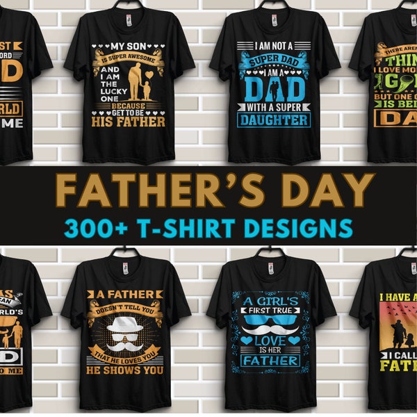 300+ Father's Day Bundle | Dad's Bundle | Gift for Dad, Father's Day Designs | Cut Files Cricut, Silhouette, Instant Download | svg png eps