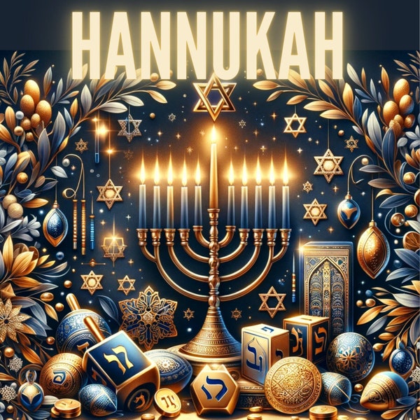 100+ Hannukah T-Shirt Designs | Instant Download | svg png eps jpg | Logos