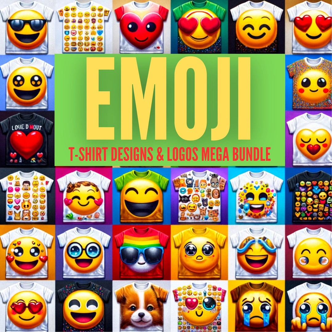 250 Emoji Mega Bundle Emoji Clipart Designs Silhouette Layered Svg Png ...