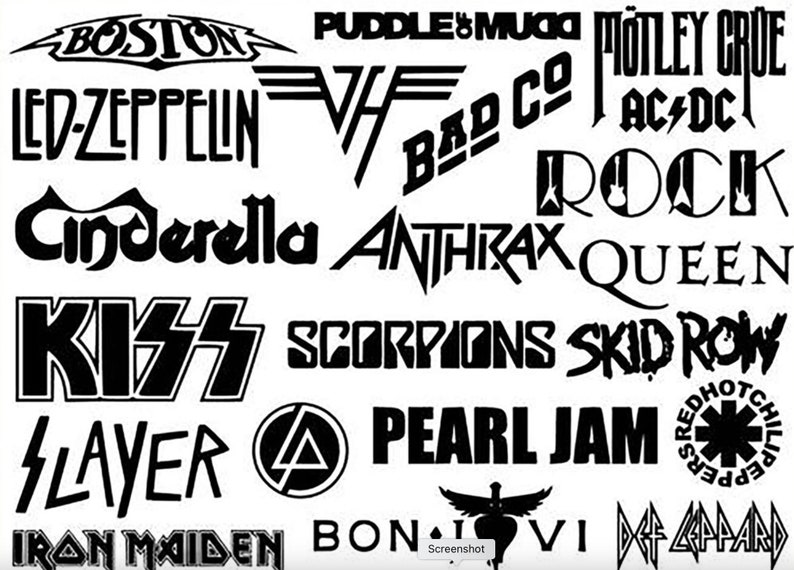 Más de 500 diseños de camisetas de Rock & Roll definitivos / Mega paquete SVG / Diseños de camisetas de bandas de rock metal / Banda de rock clásica / svg, png, dtf, jpg imagen 2