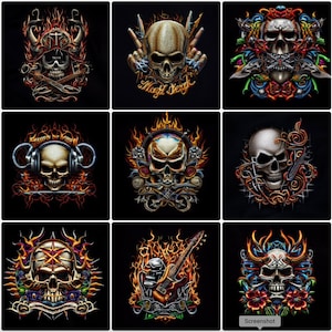 Más de 500 diseños de camisetas de Rock & Roll definitivos / Mega paquete SVG / Diseños de camisetas de bandas de rock metal / Banda de rock clásica / svg, png, dtf, jpg imagen 6