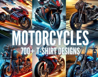 700+ Motorcycles T-Shirt Designs | Ultimate Mega Bundle | Motorcycle SVG Bundle, Cars SVG, PNG | Trucks T-Shirts