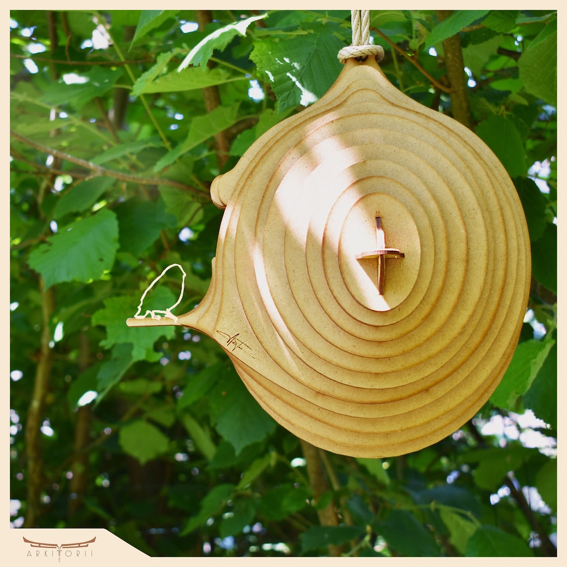 BIRD HOUSE Plans CNC Files for Wood Laser Cut Parametric Design