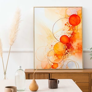 Modern Watercolor Painting | Bohemian Style | Bohemian Abstract Artwork | Boho Art