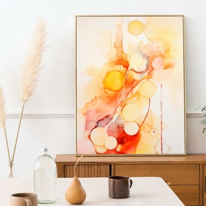 Modern Bohemian Artwork | Boho Style | Watercolor Painting Bohemian Art