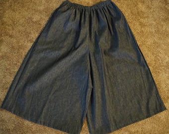 Ladies MODEST split skirt/culottes - Made to order