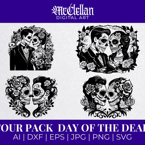 Four Pack Day of the Dead Love