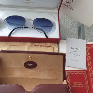 Cartier Colisée Platinum Gold Finish Glasses image 5