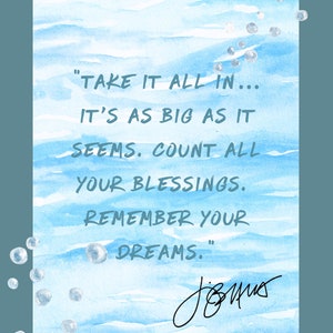 Jimmy Buffett Blessings Quote - Parrothead, Margaritaville, digital download