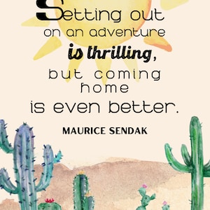 Citazione del poster dell&#39;avventura di Maurice Sendak