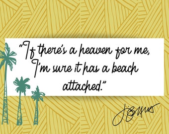 Jimmy Buffett Quote - Parrothead Poster - Digital Download
