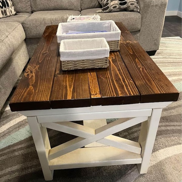 Farmhouse Coffee Table Etsy