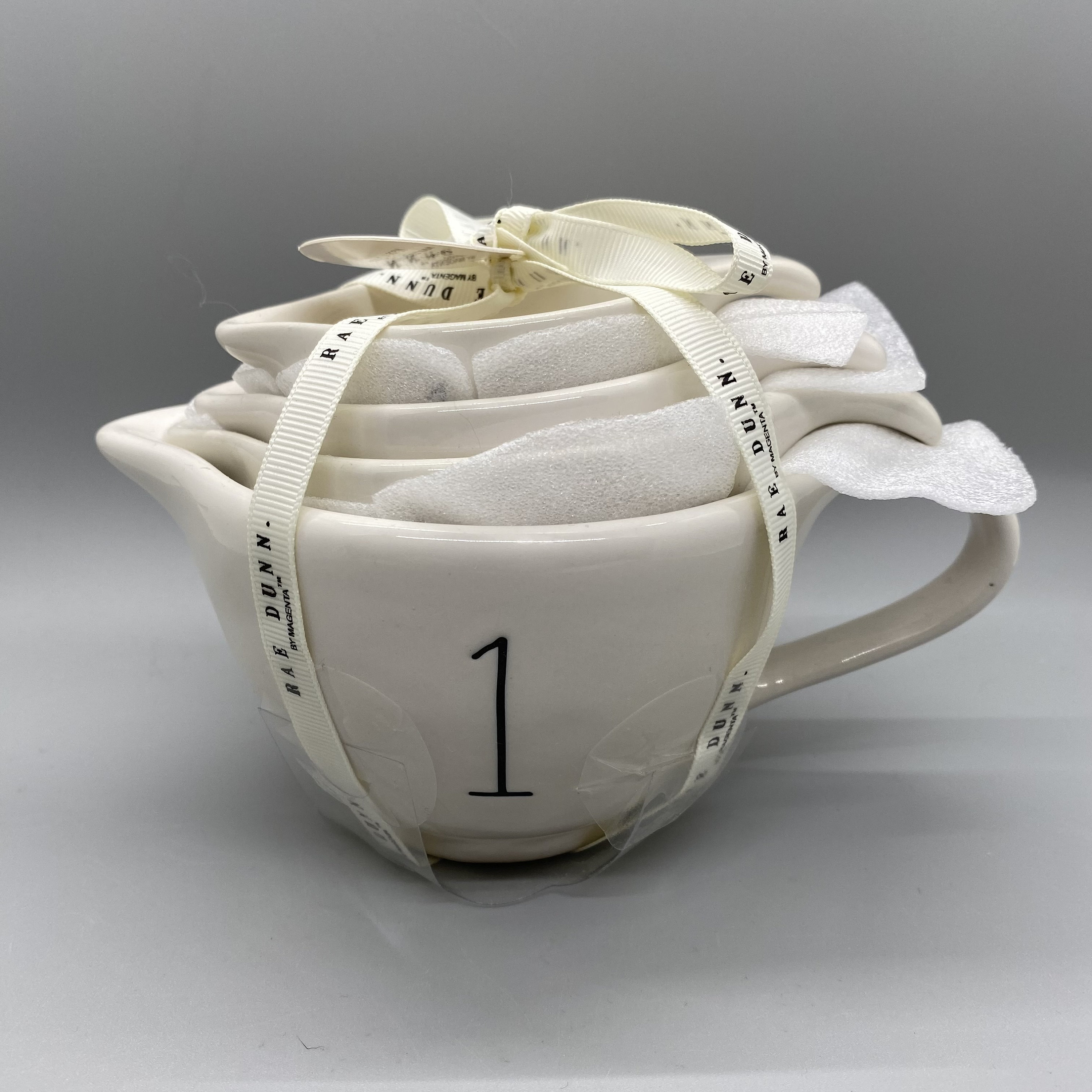 Teacup Ceramic Measuring Cups Rae Dunn Etsy