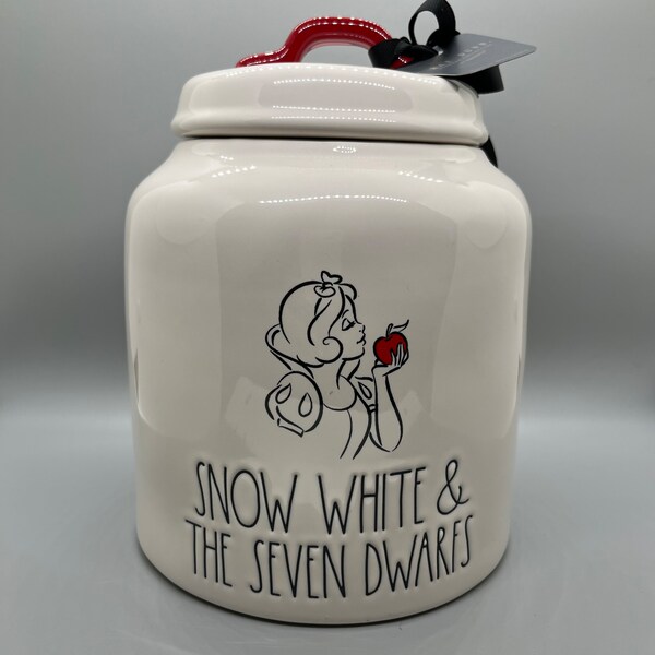 Snow White Large Cookie Jar - Rae Dunn