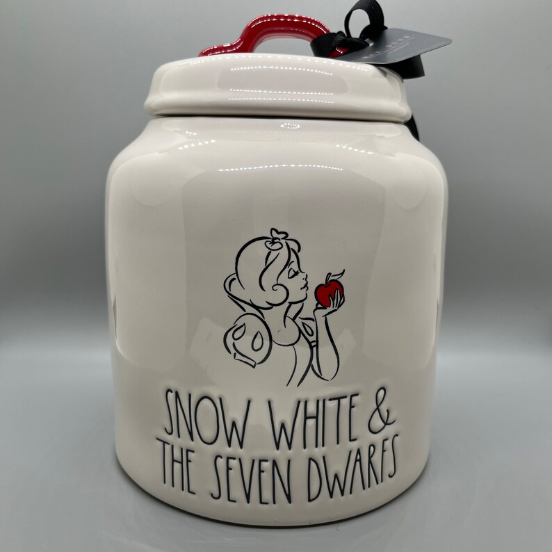 Snow White Large Cookie Jar Rae Dunn Etsy