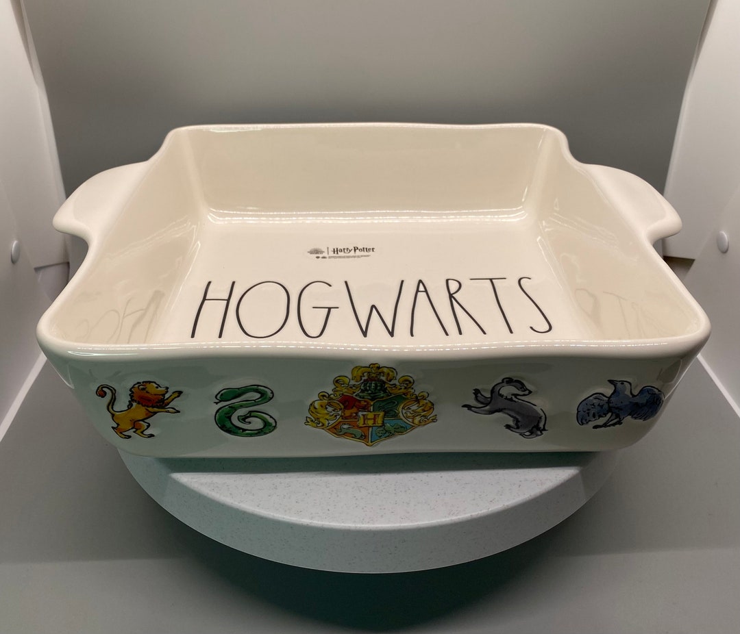9 X 9 Inch Ceramic hogwarts Baking Dish Harry Potter X Rae Etsy