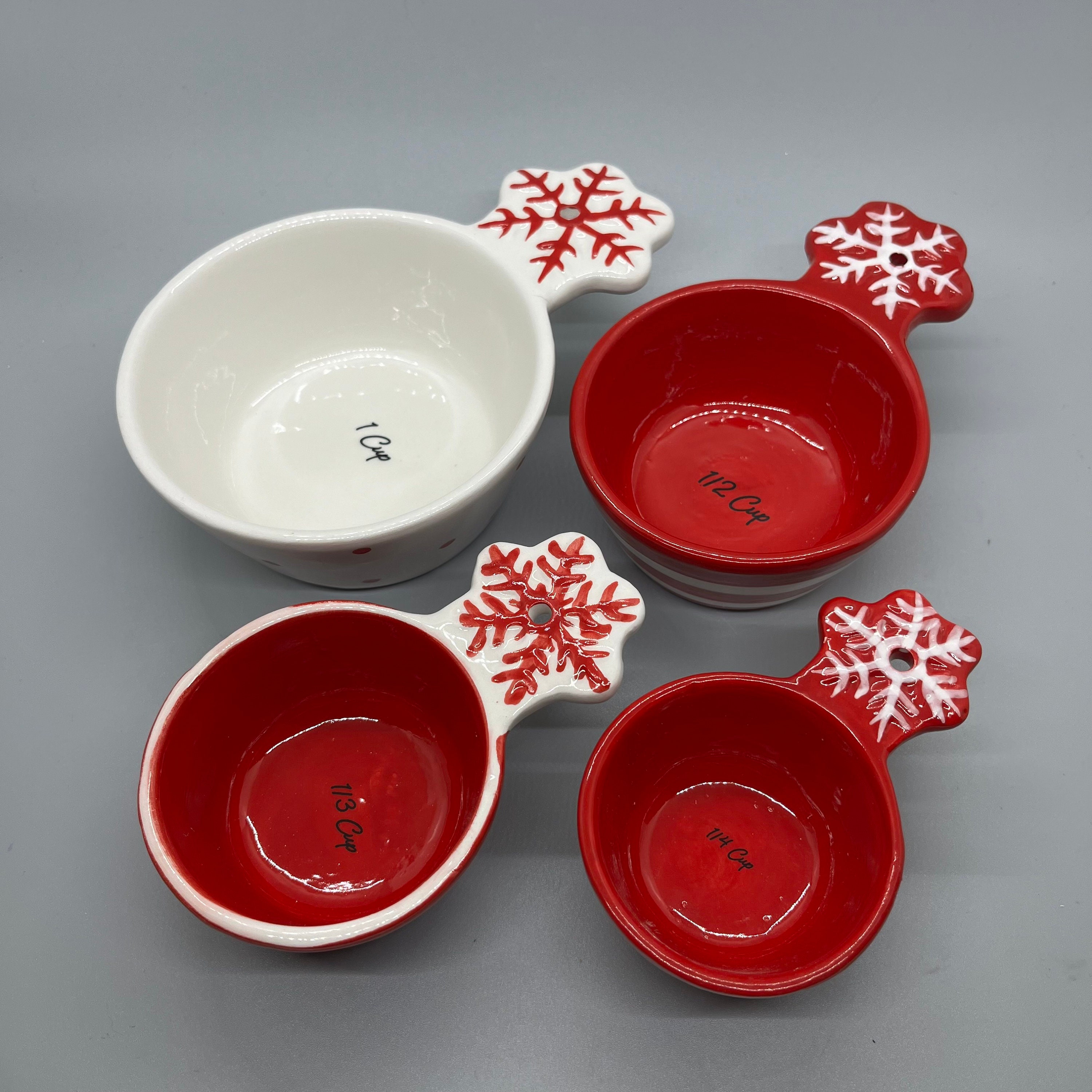 Goldenrod Ceramic Measuring Cups