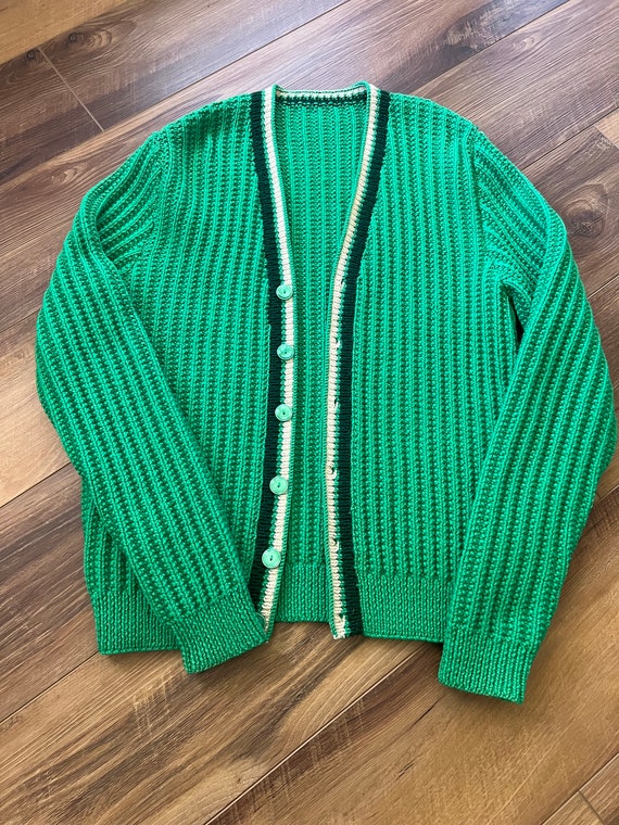 Vintage 1950’s-1960’s Hand Knit Cardigan