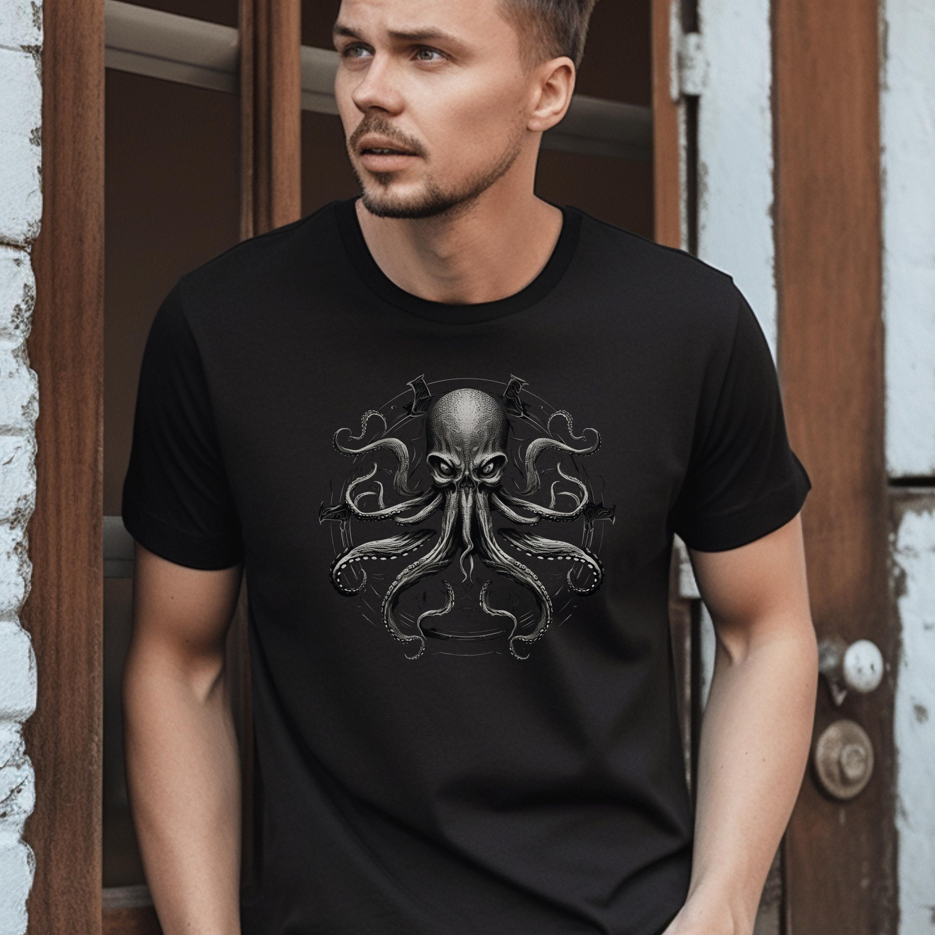 Zazzle Kraken Rum Classic T-Shirt, Men's, Size: Adult S, Black