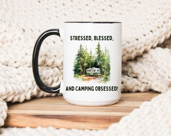 Camping Mug Custom Adventure Enamel Cup Travel Camping Coffee Mug Dad Gifts Gifts for Him Camping Gifts Outdoor Gifts