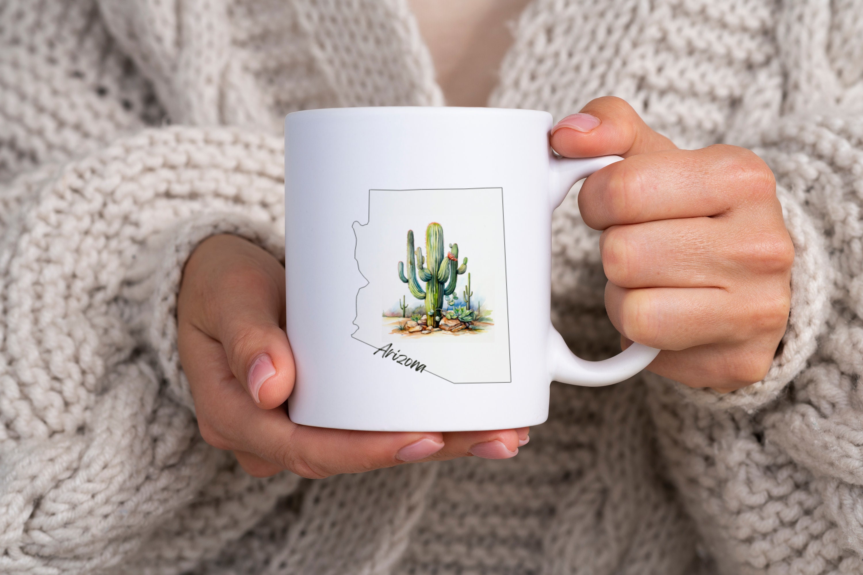 Arizona Mug Cute Arizona Gift Arizona Mugs Arizona Coffee State Mug Arizona  Gifts AZ Mug AZ Gift Arizona Cup