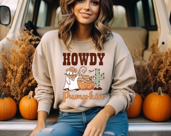 Halloween Sweatshirt Halloween Gift Womens Halloween Sweatshirt Spooky Season Shirt Ghost Halloween Funny Halloween Sweatshirt