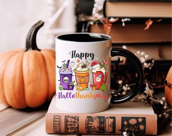 Cute Halloween Mug Holiday Spooky Mug Coffee Mug Halloween Fall Mug New Home Gifts Boo Pumpkin Mug