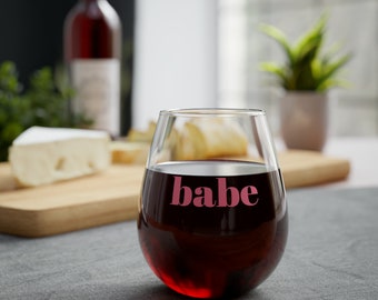 Stemless Wine Glass Cocktail Glass Barware Drinking Bridal Party Gifts Wedding Party Gifts