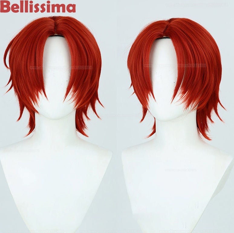 Chainsaw Man Denji Wig Cosplay Costume Golden Short Heat Resistant  Synthetic Hair Halloween