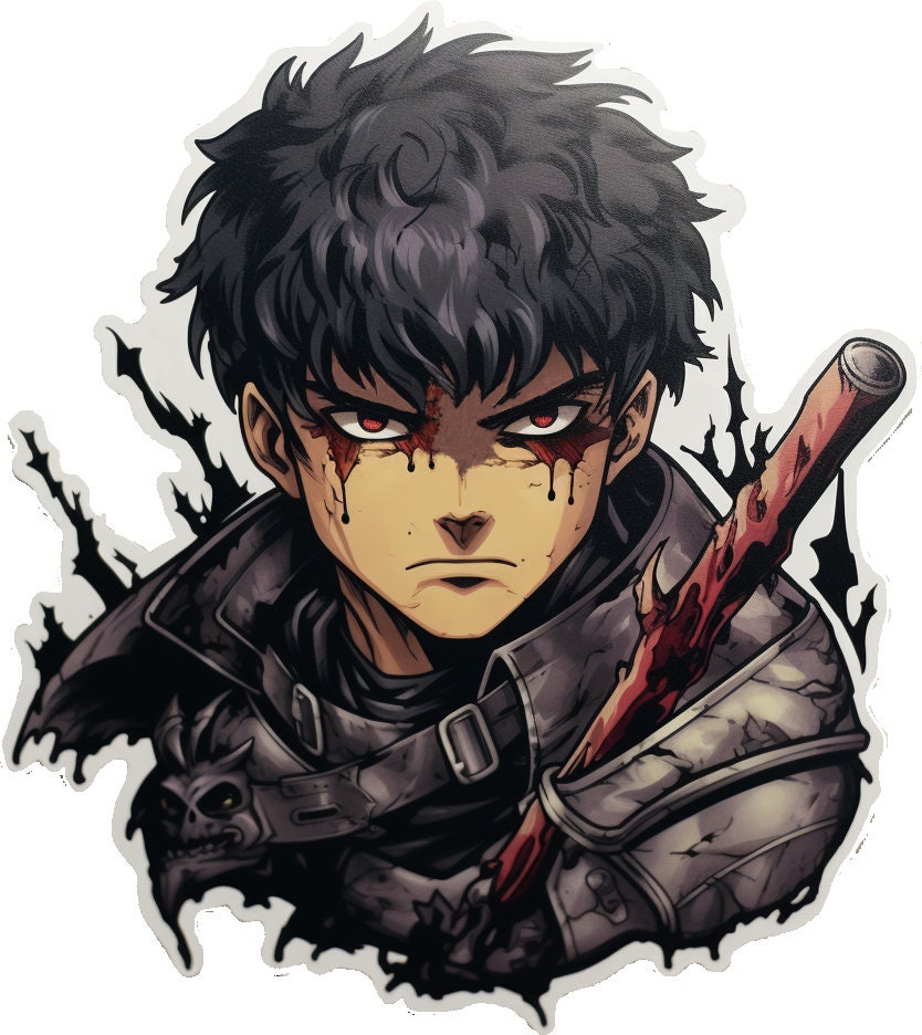 Berserk Art Guts Anime Greeting Card by Anime Art