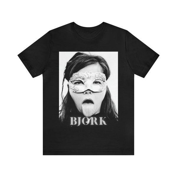 Bjork Unisex Retro 90s T-Shirt, Vintage Inspired Bjork, Graphic Photoshoot Bootleg T-Shirt, Bjork Shirt, Pop Indie Music Tee, Gift For Fans