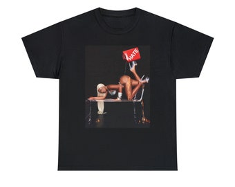 Megan Thee Stallion, T-shirt premium estetica unisex, regalo di compleanno rap, maglietta alla moda rap hip hop streetwear, camicia grafica minimale bootleg