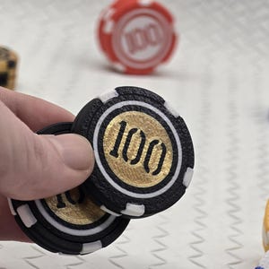 Lucky Stackers Magnetic Poker Chip Fidget | Casino-Inspired Play | Stack, Click & Flip | Premium Hand Made Adult Desk Gift