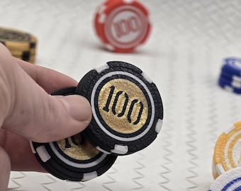 Lucky Stackers Magnetic Poker Chip Fidget | Casino-Inspired Play | Stack, Click & Flip | Premium Hand Made Adult Desk Gift