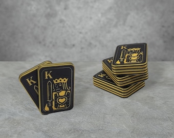 King Poker Magnetic Fidget Slider - Unique Gift - Premium Magnetic Fidget Gadget