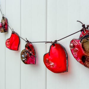 Gebrandschilderd glas Valentijn herstelde harten