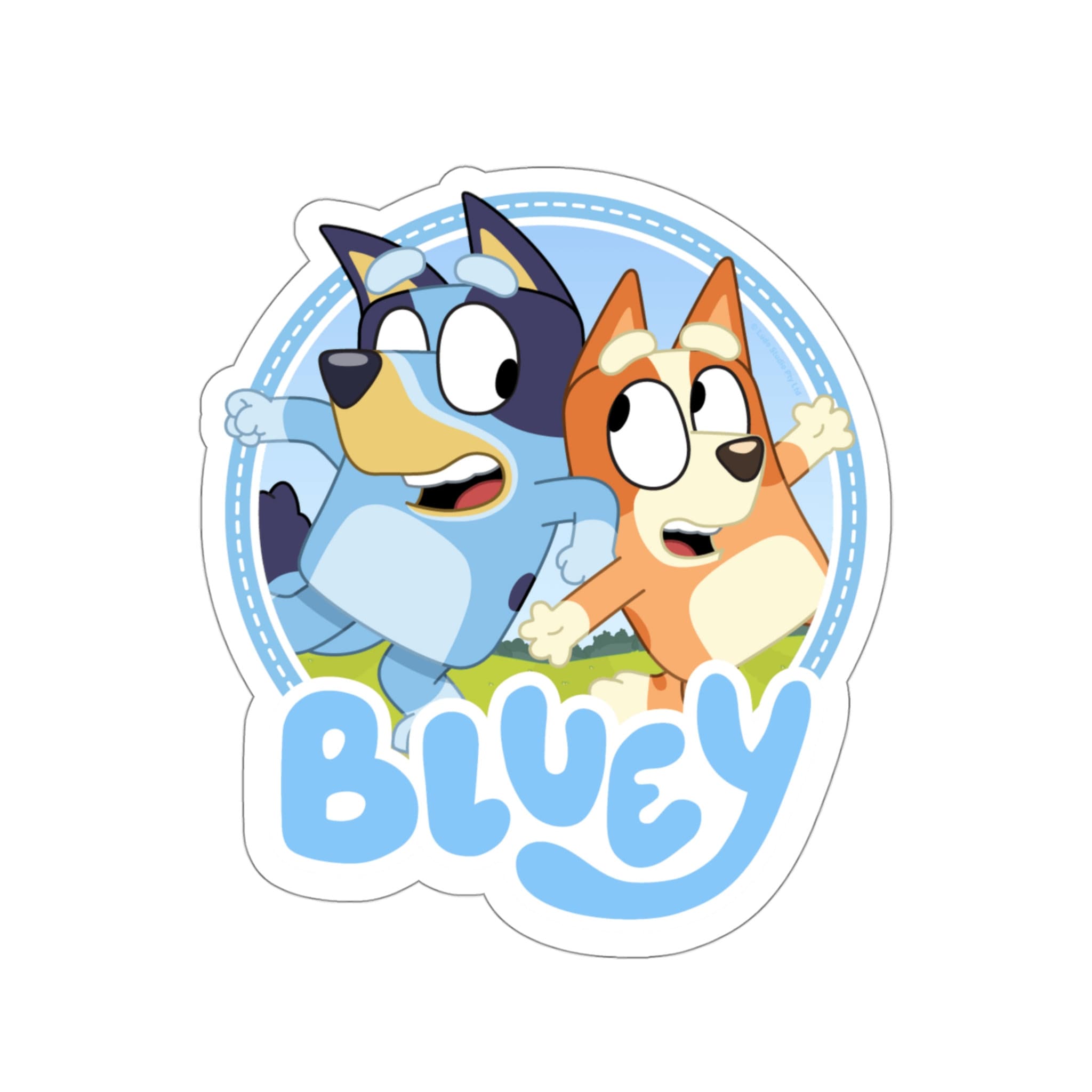 Pegatinas de Bluey y Bingo Decora y juega con los adorables hermanos Blue  Heeler -  España