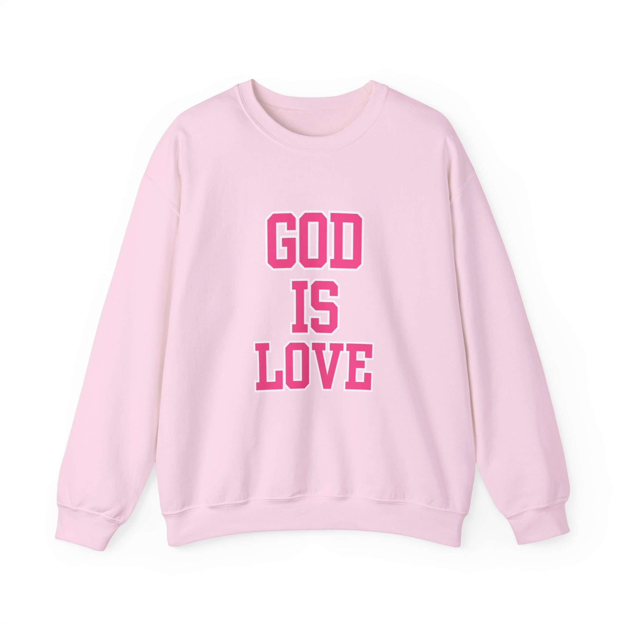 God is Love Crewneck Valentine Crewneck Jesus Crewneck Catholic ...