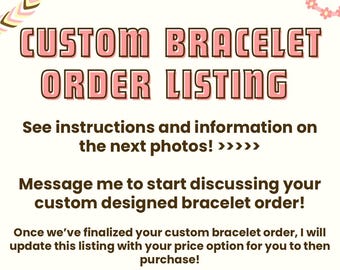Customizable Bracelets, Design Your Own Bracelets, Customizable Gift, Personalized Bracelets, Personalized Jewelry, Size Inclusive, Bracelet