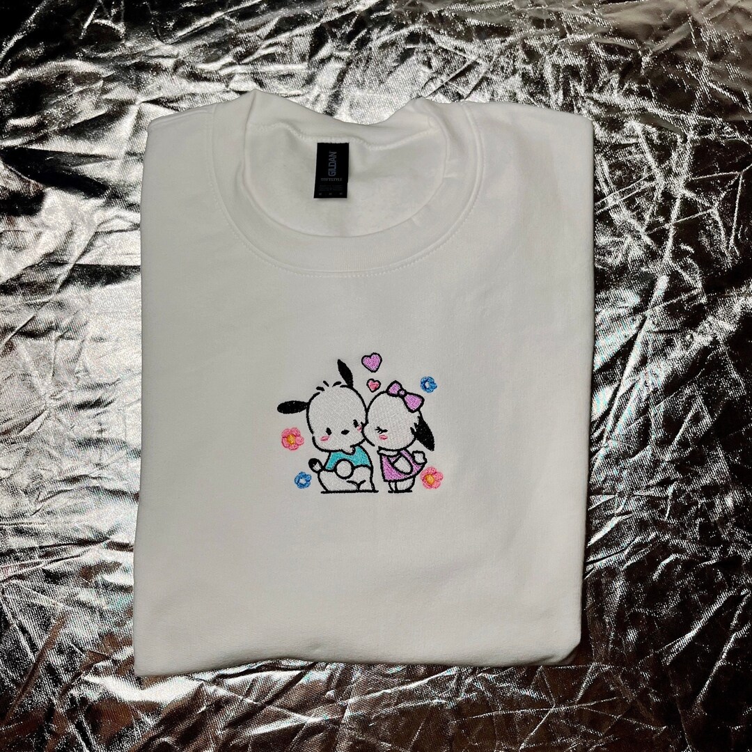 さらに100円引き◆WAI KEI◆snowing santa pochacco sweatshirt Sanrio Kawaii Pochacco Sweatshirt Children Cartoon Cute