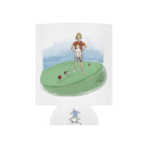 Enfriador de latas de mamá de golf, Enfriador de latas de golf divertido, Enfriador de latas de dibujos animados de golf, Regalo de mamá de golf, Regalo de mamá de golf