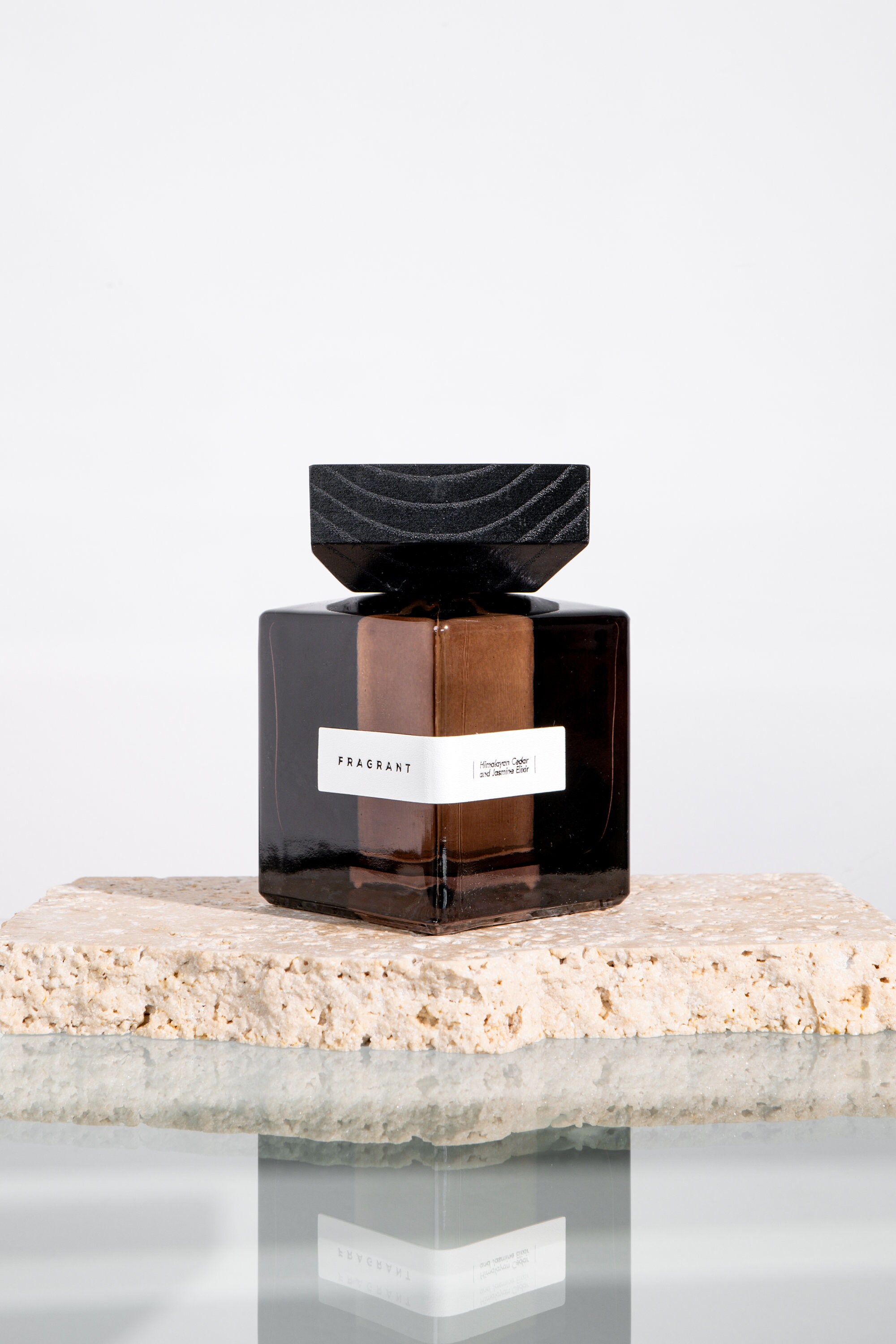 Himalayan Cedar and Jasmine Elixir Glass Reed Diffuser Long Lasting