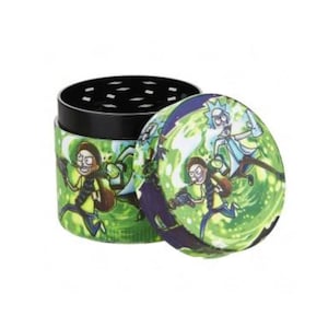 Rick & Morty 4-Piece Grinder  Retro Relics Hemporium and Bazaar