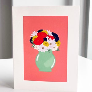 Bouquet Carte de vœux