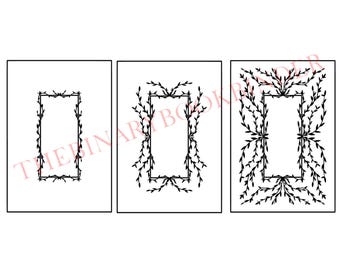 Modello di copertina per rilegatura di libri Trilogy / Design della copertina SVG