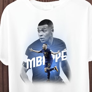 Mbappe T-Shirt, Mbappe Football Print, Sports T-Shirt, Football Poster, Soccer T-shirt, Football Png, Mbappe Png,Png File, Football T-shirt