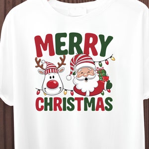 Frohe Weihnachten Sublimation, frohes neues Jahr, Weihnachtsmann, Noel Png, digitaler Download, PNG-Datei, T-Shirt Druck, PNG Design, 2025