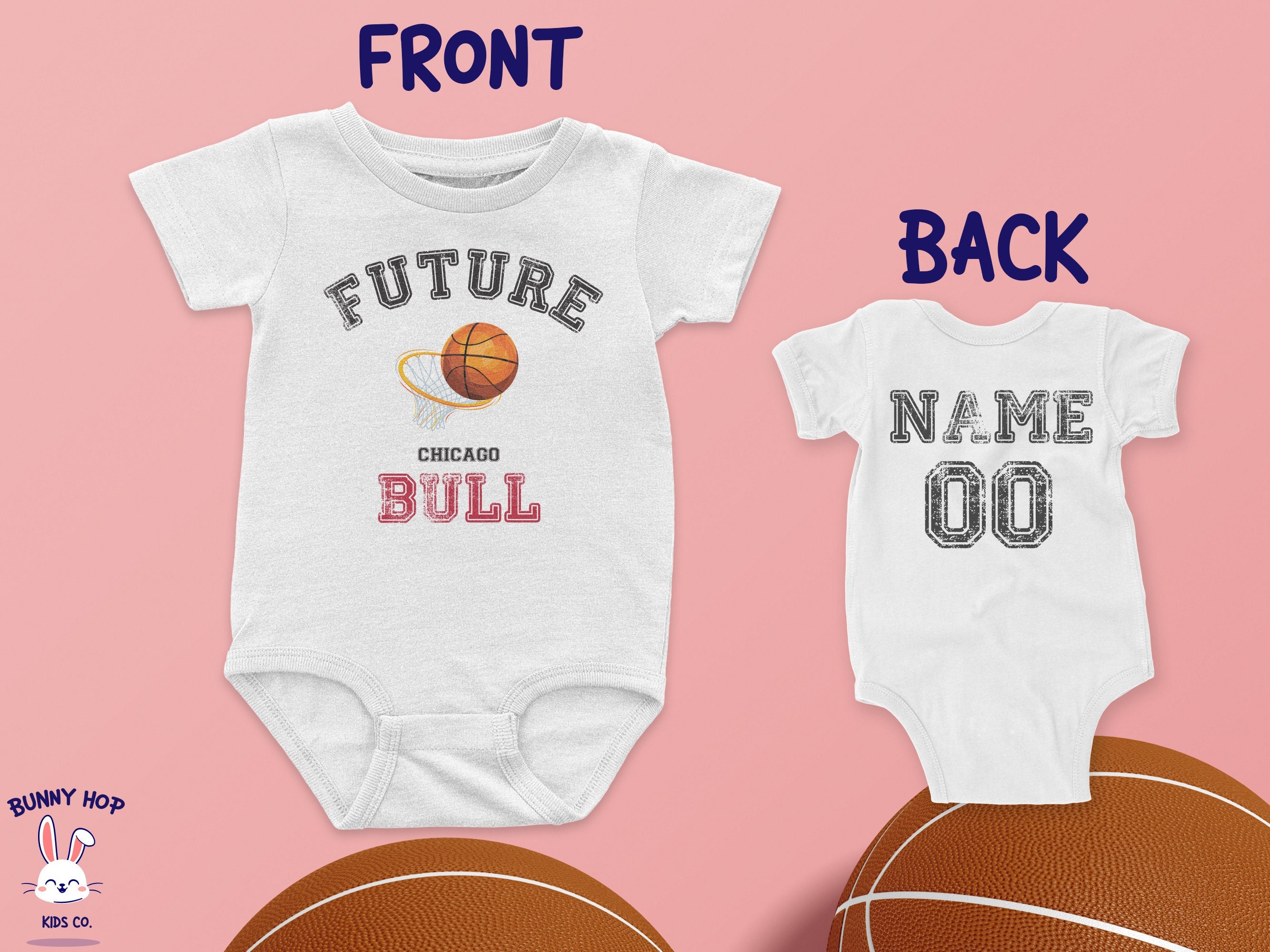 Chicago Bulls Baby Romper Bodysuit Michael Jordan #23 Loose