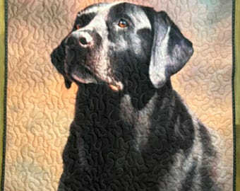 Black Lab Lap Quilt
