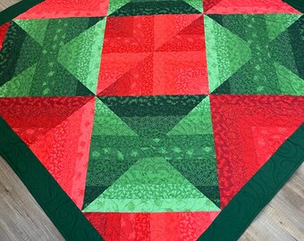 Jelly Rainbow Holiday Quilt